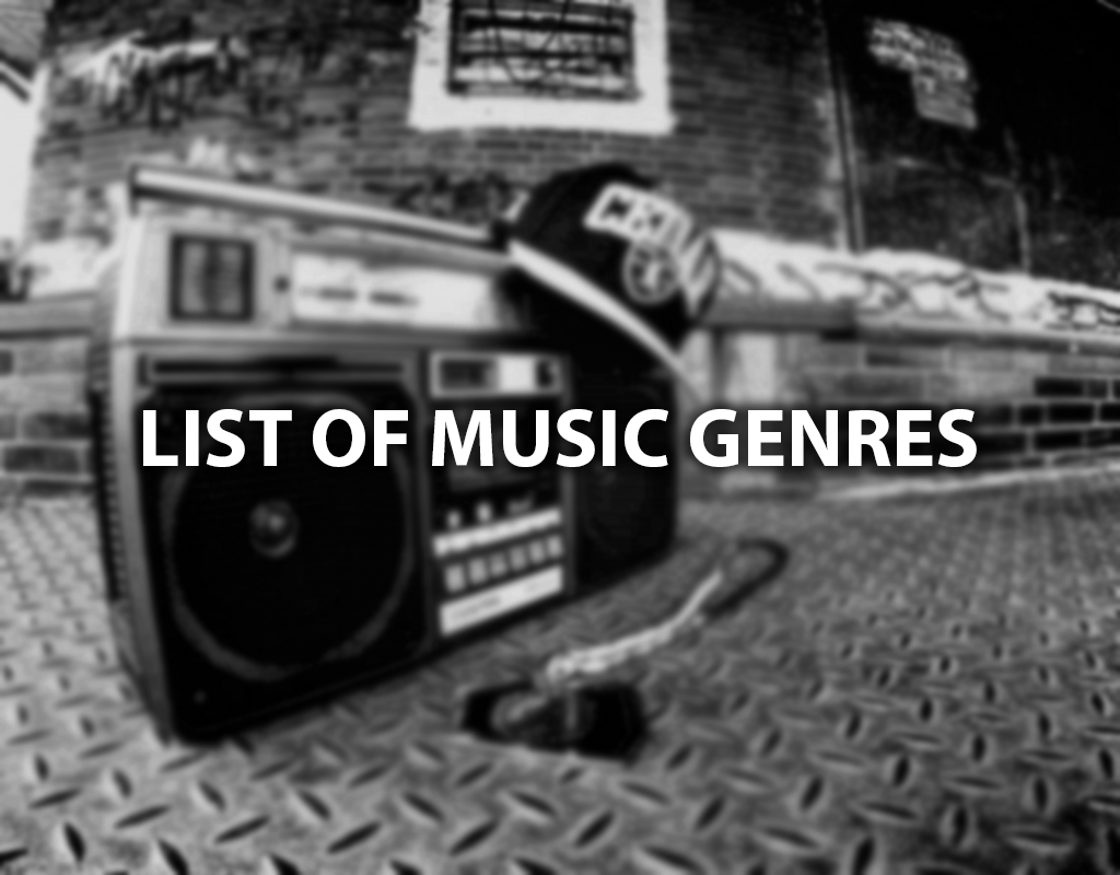 list of music genres