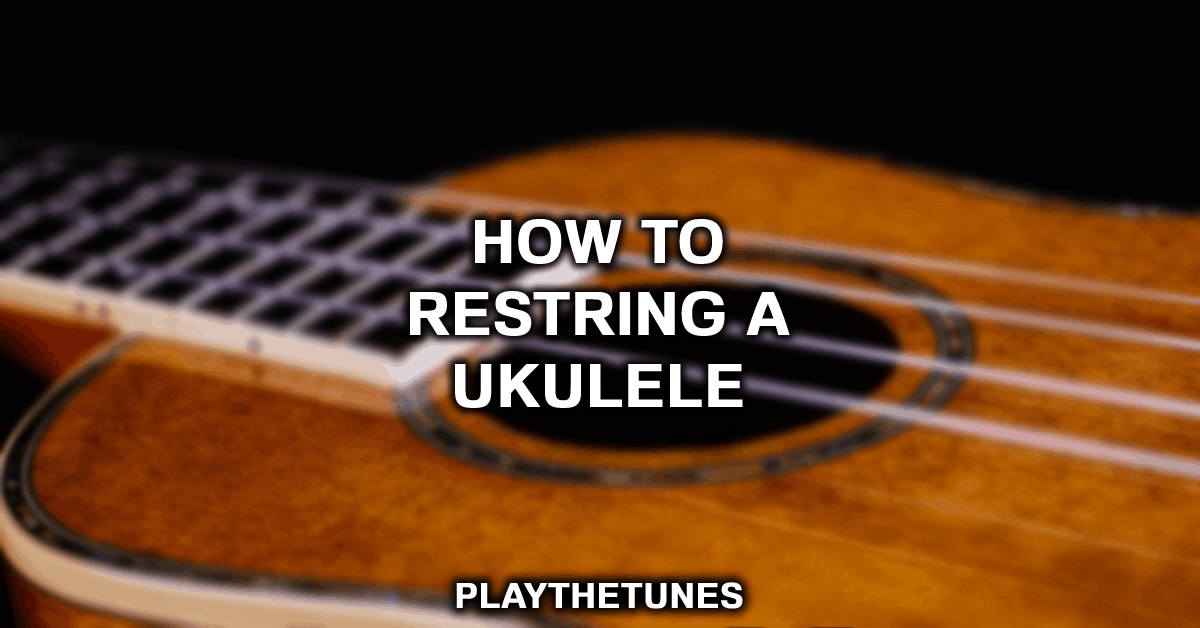 how to restring ukulele