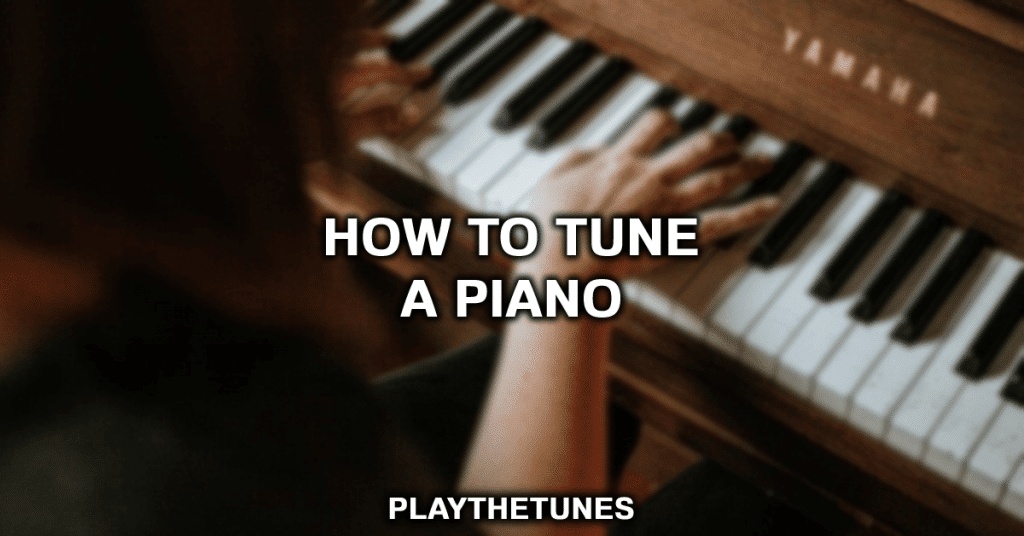 can you tune a piano yourself