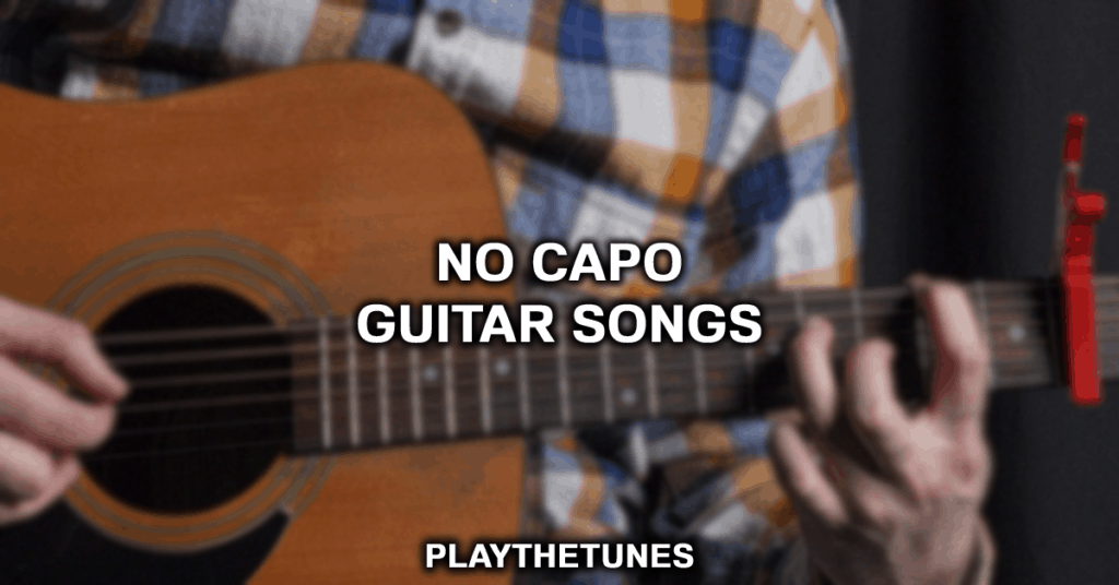 beginner guitar songs no capo