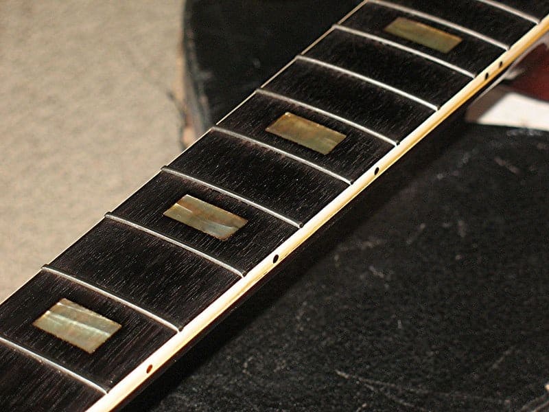 ES-335 fingerboard after refret