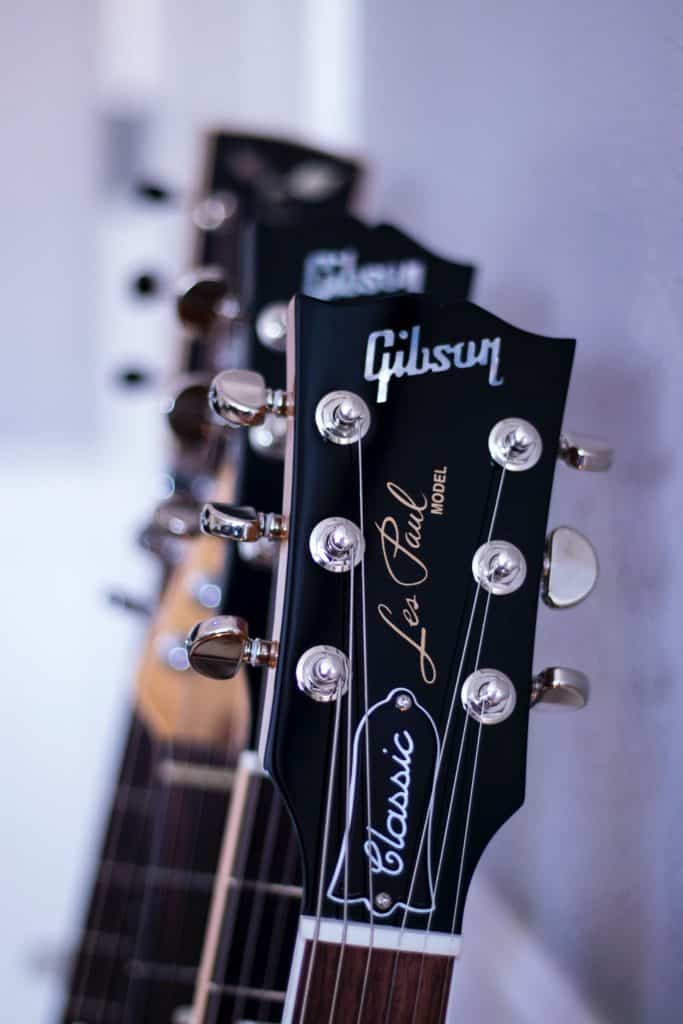Les Paul guitars