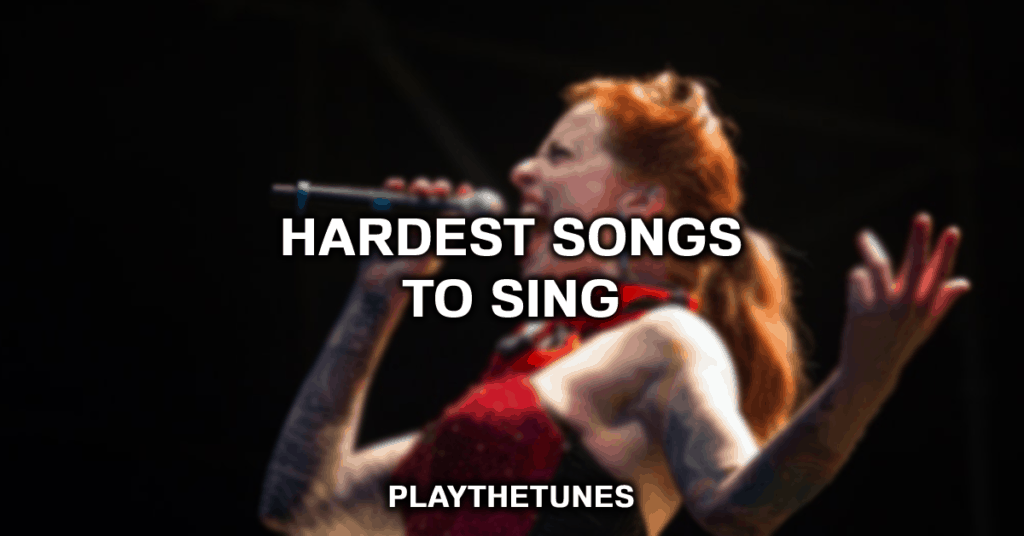 hardest songs to sing