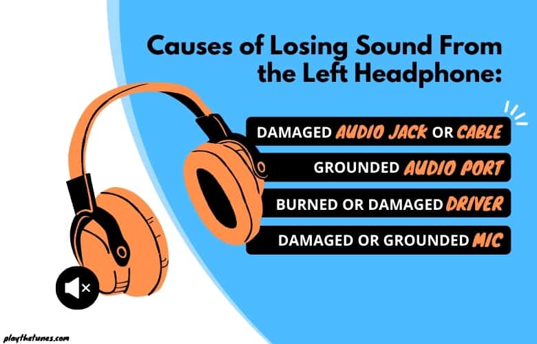 Causes of Losing Sound From the Left Headphone
