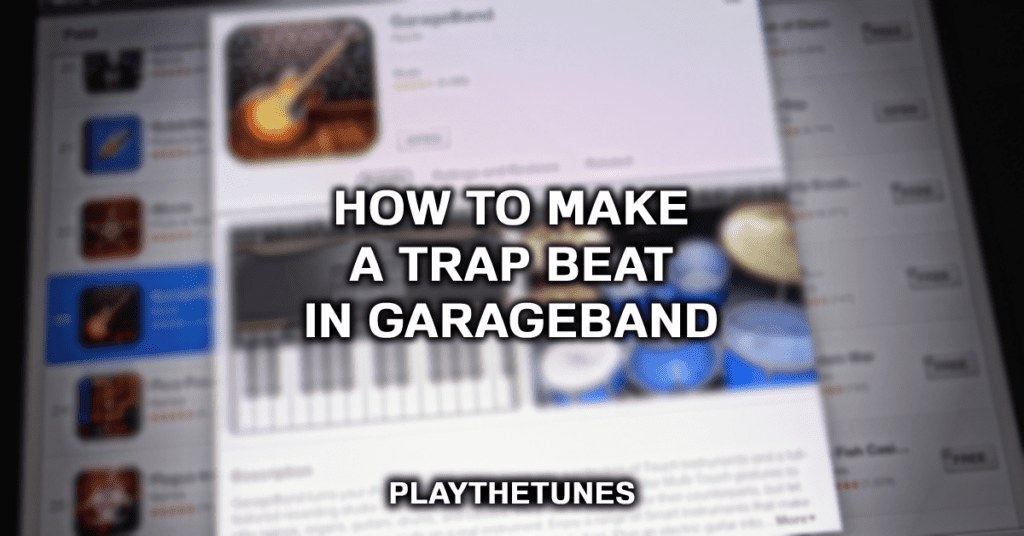 how to make a trap beat in garage band