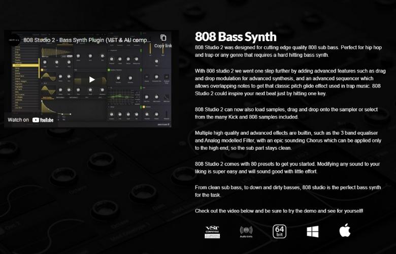 808  Studio 2 homepage