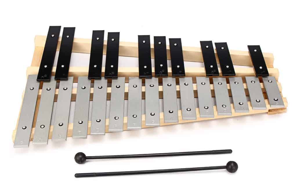 Glockenspiels are often used in music education to teach basic melodic concepts 