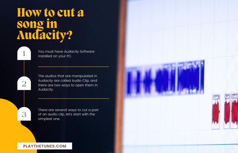 How to cut a song in Audacity
