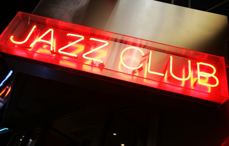 Neon sign of a Jazz Club in NYC