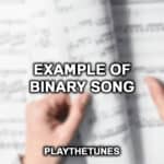 Example Of Binary Song