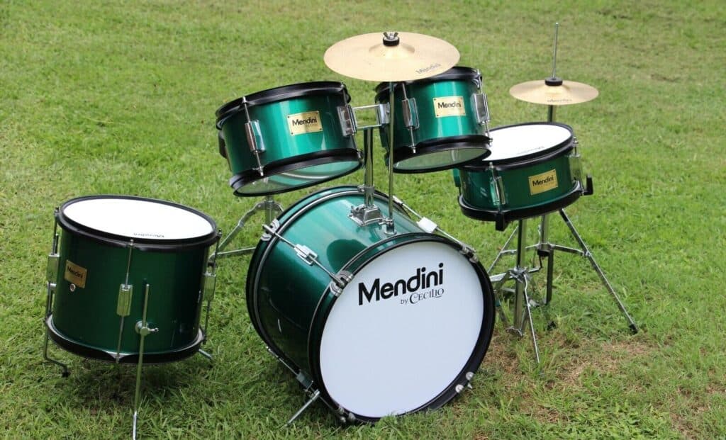 The Editor's Choice for the best overall kids drum set is Mendini by Cecilio Kids Drum Set.