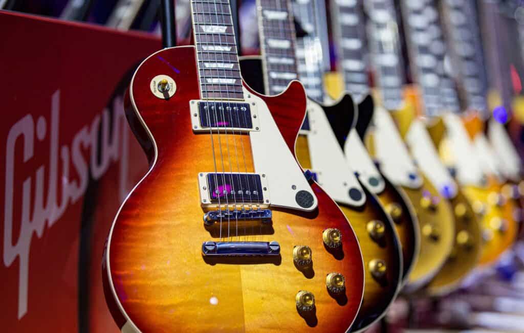 Professional electric guitars are the most expensive