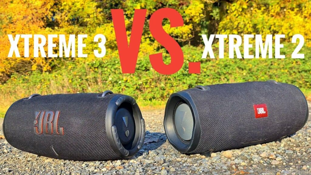  JBL Xtreme 2 and JBL Xtreme 3 are large