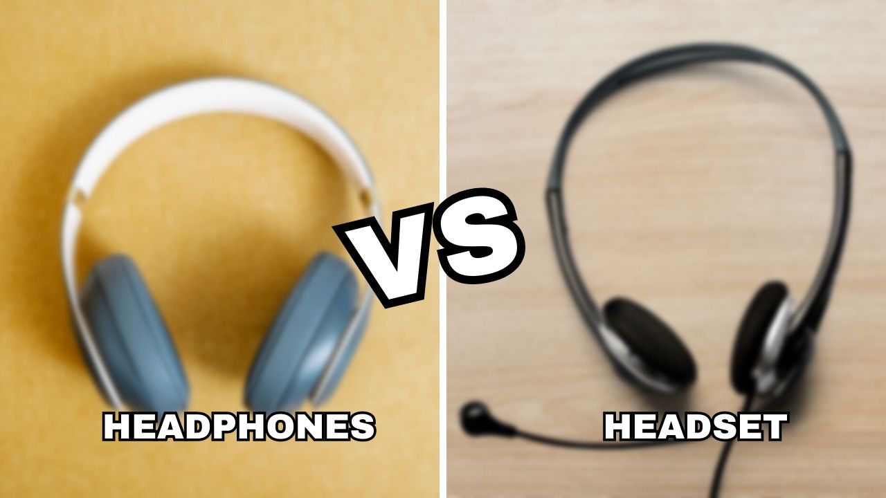 Headphones vs headset featured image from Play the Tunes.